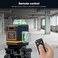 CIGMAN Laser Level Tool Self Leveling 3x360 3D Green Cross Line Leveler for Construction and Picture Hanging, Rechargeable battery, Remote Controller, Magnetic Rotating Stand Included.