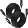 MIKIZ XLR Cables 50 Ft 2 Packs - Premium 3-Pin Balanced XLR Male to Female Microphone Mic Cable 50ft.