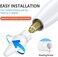 AWINNER Replacement Tips Compatible with Apple Pencil 2 Gen iPad Pro Pencil - iPencil Nib for iPad Pencil 1 st/Pencil 2 Gen White 4 Pack.