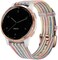 Abanen Nylon Watch Bands for Garmin Venu 2S / Vivoactive 4S / Vivomove 3S, 18mm Quick Release Woven Soft Canvas Quick Dry Women Wristband Strap for Fossil Venture Gen 4,Women's Gen 5E 42mm (Colorful.