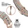Abanen Nylon Watch Bands for Garmin Venu 2S / Vivoactive 4S / Vivomove 3S, 18mm Quick Release Woven Soft Canvas Quick Dry Women Wristband Strap for Fossil Venture Gen 4,Women's Gen 5E 42mm (Colorful.