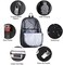 Pawsky School Backpack, Anime Luminous Backpack with USB Charging Port Lock and Pencil Case for Teen Boys and Girls.