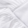 Coldwind Bassinet Sheets Waterproof 2 Pack Mattress Protector Cotton Fitted Cradle Sheets Set for Oval Rectangle Hourglass Mattress, Soft Breathable Bassinet Mattress Pad Cover Baby Girl Boy, White.