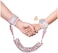 WSZCML Anti Lost Wrist Link,Toddler Harness Walking Leash with Induction Lock,Reflective Child Wrist Leashes for Baby,6. 56ft Kids Leash for Supermarket Mall Airport Amusement Park Zoo Travel（Pink.