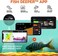 جهاز كشف الأسماك Smart Sonar PRO2 ذو المدى الأعمق 100 متر.