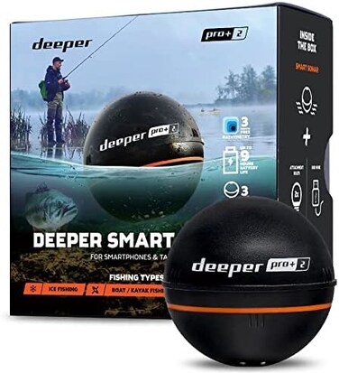 جهاز كشف الأسماك Smart Sonar PRO2 ذو المدى الأعمق 100 متر.