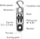Nite Ize DoohicKey Ratchet Key Tool - Stainless Steel 6-in-1 Multitool - Multi-Tool with Bottle Opener, Carabiner Clip, Wrenches, Ruler, Phillips Bits, Flat Bits, Ratchet, Pry ToolScoring Point.