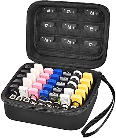 Comecase USB Flash Drive Case, Thumb Drive, Memory Card SD SDXC SDHC Card Holder Organizer, Electronic Accessories Storage Bag for SanDisk/SamData/Samsung/TOPESEL/PNY/Memory Stick/YubiKey (Box Only.