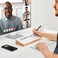 YEOUX Desktop Glass Whiteboard with Wooden Organizer Box for Office Supplies Storage, Computer Keyboard Stand, Desk Dry Erase White Board with Drawer for Stationary, MarkerEraser Included,.
