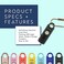 dirdie She&rsquo;s Birdie&ndash;The Original Personal Safety Alarm for Women by Women&ndash;Loud Siren, Strobe Light and Key Chain in a Variety of Colors (Charcoal.