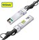 10Gtek SFPDAC Twinax Cable - 10GBASE-CU Passive Direct Attach Copper SFP Cable for Cisco SFP-H10GB-CU2M, Ubiquiti UniFi UC-DAC-SFP, Meraki, Fortinet, D-Link, 2-Meter(6. 6ft, 2-Pack.