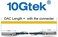 10Gtek SFPDAC Twinax Cable - 10GBASE-CU Passive Direct Attach Copper SFP Cable for Cisco SFP-H10GB-CU2M, Ubiquiti UniFi UC-DAC-SFP, Meraki, Fortinet, D-Link, 2-Meter(6. 6ft, 2-Pack.