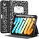 جراب Supveco لجهاز iPad Mini 7 (A17 Pro2024/iPad Mini 6 2021 8.3 بوصة) مع حامل قلم - [تشغيل/إيقاف تلقائي]، جراب حماية نحيف مع غطاء خلفي من مادة TPU الناعمة لجهاز iPad Mini الجيل السابع/السادس (كتاب).