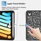 جراب Supveco لجهاز iPad Mini 7 (A17 Pro2024/iPad Mini 6 2021 8.3 بوصة) مع حامل قلم - [تشغيل/إيقاف تلقائي]، جراب حماية نحيف مع غطاء خلفي من مادة TPU الناعمة لجهاز iPad Mini الجيل السابع/السادس (كتاب).