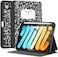 جراب Supveco لجهاز iPad Mini 7 (A17 Pro2024/iPad Mini 6 2021 8.3 بوصة) مع حامل قلم - [تشغيل/إيقاف تلقائي]، جراب حماية نحيف مع غطاء خلفي من مادة TPU الناعمة لجهاز iPad Mini الجيل السابع/السادس (كتاب).
