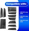 CULMKARI Black Carbon Fiber Stickers Cover Trim Compatible with 2006-2012 Lexus IS250 300 350 Gear Shift Box Panel Door Handle.