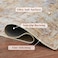 jinchan Area Rug 182x121CM Washable Rug Vintage Rug Indoor Floor Cover Print Distressed Carpet Brick Red Multi Thin Rug Mat Foldable Accent Rug Lightweight Kitchen Living Room Bedroom Dining Room.