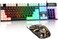 CHONCHOW Light Up Keyboard and Mouse Combo, Full Size RGB Gaming LED Keyboard and Rainbow Wired Gaming Mouse for PS4 PS5 Xbox One Computer Desktop PC Gamer Office.