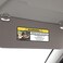 EARLFAMILY 5. 1'' for Driving Safety Warning Anime Car Stickers Cartoon Decal Car Accessories Sun Visor Window Decor (Style H.