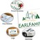 EARLFAMILY 5. 1'' for Driving Safety Warning Anime Car Stickers Cartoon Decal Car Accessories Sun Visor Window Decor (Style H.