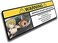 EARLFAMILY 5. 1'' for Driving Safety Warning Anime Car Stickers Cartoon Decal Car Accessories Sun Visor Window Decor (Style H.