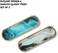 Folkulture Incense Holder or Incense Burner Holder, Insense Stick Holder for Home D&eacute;cor or Wooden Incense Tray for Sticks, Modern Insence Ash Catcher, Mango Wood, Set of 2, Blue and Green Agate.