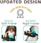 Swanoo Universal Stroller Tray With Insulated Sippy Cup Holder - Upgraded Rigid Frame Stays Upright - Exclusive Non-Slip Straps Firmly Grip Bar - Snack Tray Attachment.