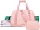 Cico Rider Sports Gym Bag for Women, Sport Duffle Workout Bags with Shoe CompartmentWet Pocket, Small Womens Gym Bags, A-Pink.