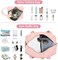Cico Rider Sports Gym Bag for Women, Sport Duffle Workout Bags with Shoe CompartmentWet Pocket, Small Womens Gym Bags, A-Pink.