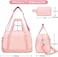 Cico Rider Sports Gym Bag for Women, Sport Duffle Workout Bags with Shoe CompartmentWet Pocket, Small Womens Gym Bags, A-Pink.