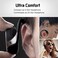 RTUSIA Small Bluetooth Headphones Wrap Around Head - Sports Wireless Headset with Built in Microphone and Crystal-Clear Sound, Foldable and Carried in The Purse, and 12-Hour Battery Life, Black.