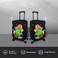 Explore Land Travel Luggage Cover Suitcase Protector Fits 18-32 Inch Luggage (Gyrotropic, L.