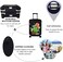Explore Land Travel Luggage Cover Suitcase Protector Fits 18-32 Inch Luggage (Gyrotropic, L.