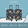 Explore Land Travel Luggage Cover Suitcase Protector Fits 18-32 Inch Luggage (Gyrotropic, L.