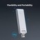 Aqara Smart Hub E1 (2.4 جيجاهرتز يتطلب واي فاي، يعمل بواسطة USB-A، حجم صغير، Zigbee 3.0، يدعم HomeKit، Alexa، مساعد جوجل، IFTTT).