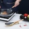 HOMQUEN Matte Gold Spoon Rest, Stainless Steel Spoon Holder for Stove Top, kitchen utensils Holder for Ladles, Tongs, Spatula, Stove Spoon Holder, Pot Lid Holder, Dishwasher Safe (1PC-9. 5 Inch.