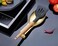 HOMQUEN Matte Gold Spoon Rest, Stainless Steel Spoon Holder for Stove Top, kitchen utensils Holder for Ladles, Tongs, Spatula, Stove Spoon Holder, Pot Lid Holder, Dishwasher Safe (1PC-9. 5 Inch.