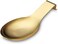 HOMQUEN Matte Gold Spoon Rest, Stainless Steel Spoon Holder for Stove Top, kitchen utensils Holder for Ladles, Tongs, Spatula, Stove Spoon Holder, Pot Lid Holder, Dishwasher Safe (1PC-9. 5 Inch.
