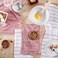 KitchenAid Albany Kitchen Towel 4-Pack Set, Dried Rose/White, 16"x26".