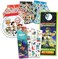 Pinkfong Baby Shark 11" Mini School Backpack for Kids ~ 4 Pc Bundle With Small School Bag, Toy Story And Finding Dory Stickers, and Door Hanger ( School Supplies Set.
