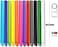 ALINK 12 PCS Reusable Boba Straws, 13 mm x 10. 5 inch Long Wide Colored Plastic Smoothie Straws for Bubble Tea, Tapioca Pearls with 2 Cleaning Brush - Pointed Design.