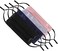 DFFGGD 4 Pcs Adult Washable Double-Sided Silk Face Masks with Nose Wire. Adjustable, Reusable. Women Gift.