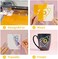 Lya Vinyl 65 Pack Permanent Vinyl, Self Adhesive Vinyl Sheets for Cutting Machine, Permanent Outdoor Vinyl for Party Decoration, Sticker, DIY Mug, Car Decal.