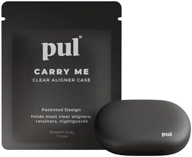 The Pultool Clear Aligner and Retainer Case by PUL (Gray- Dental Aligner Case - 1 Count - Unflavored.