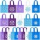UTOPP 20Pcs Snowflake Party Favors, Winter Frozen Non-Woven Candy Treat Bags, Theme Goodie Gifts Tote for Kids Holiday Snowflake Winter Wonderland Birthday Baby Shower Party Supplies.