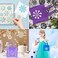 UTOPP 20Pcs Snowflake Party Favors, Winter Frozen Non-Woven Candy Treat Bags, Theme Goodie Gifts Tote for Kids Holiday Snowflake Winter Wonderland Birthday Baby Shower Party Supplies.