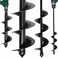 TCBWFY Garden Auger Drill Bit for Planting 2 Pack 3. 5"x16"and 1. 6"x16. 5"Auger Drill Bit Plant Flower Bulb Auger Spiral Hole Drill Earth Post Umbrella Bulb Planter Auger for 3/8" Hex Drive Drill.