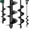 TCBWFY Garden Auger Drill Bit for Planting 2 Pack 3. 5"x16"and 1. 6"x16. 5"Auger Drill Bit Plant Flower Bulb Auger Spiral Hole Drill Earth Post Umbrella Bulb Planter Auger for 3/8" Hex Drive Drill.