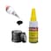 ELEpure Black Tire Repair Glue Rubber Strong Adhesive Bonding for Sidewall Puncture Instant Super Glue for Off-Road Car Motorcycle Truck Tractor, 20g 0. 7oz.
