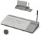 TOWON Desktop Glass Whiteboard with Basic Calculator, 12 Digit LCD Display, Desk Organizers with Accessories for Office, Home, School Supplies, Storage with Dry Erase Board Surface, Gray, 17'' x 6''.